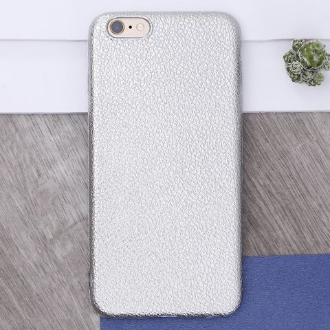 Ốp lưng iPhone 6 Plus - 6s Plus Nhựa dẻo Lichi Tpu With OSMIA Bạc