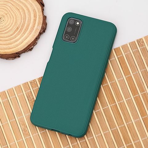 Ốp lưng Oppo A52/A92 nhựa dẻo Line Pattern TPU COSANO Xanh Teal