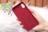 Ốp lưng iPhone X/Xs nhựa dẻo LIQUID SILICONE B JM Đỏ đô