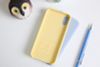 Ốp lưng iPhone X/Xs nhựa dẻo LIQUID SILICONE B JM Vàng dịu