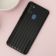  Ốp lưng Galaxy A21s Nhựa dẻo Luggage TPU MEEKER Đen 