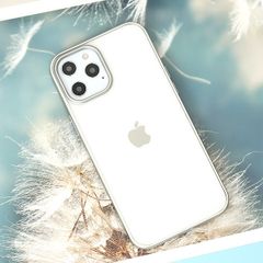  Ốp lưng iPhone 12 Pro Max nhựa dẻo Matte Electroplate OSMIA Bạc 