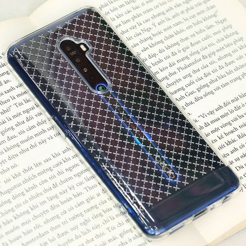 Ốp lưng Oppo Reno2 nhựa dẻo Max X case COSANO Nude