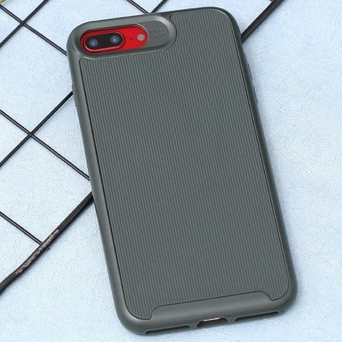 Ốp lưng iPhone 7 Plus/ 8 Plus Nhựa dẻo DUO LINES MEEKER Xanh rừng thông