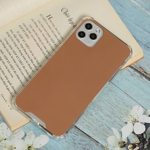 Ốp lưng iPhone 11 Pro Max nhựa cứng Mirror case OSMIA Vàng Hồng