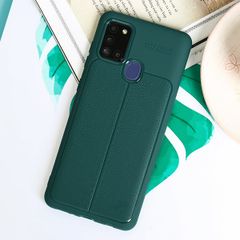  Ốp lưng Galaxy A21s nhựa dẻo Mix Lichi OSMIA Xanh bóng đêm 