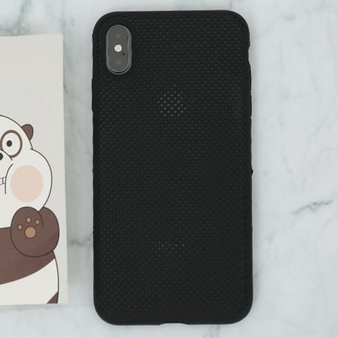 Ốp lưng iPhone XS Max Nhựa dẻo new liquid silicon COSANO đen