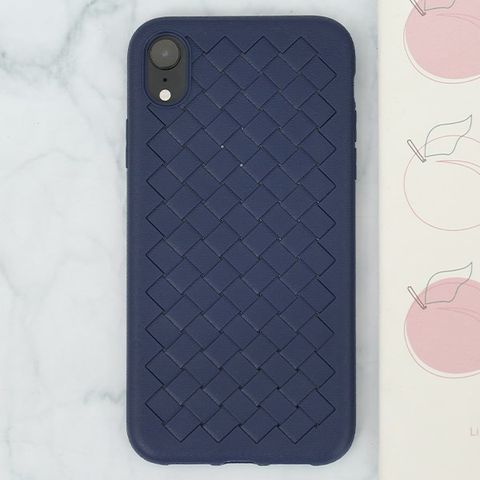 Ốp lưng iPhone XR nhựa dẻo New Woven OSMIA Navy