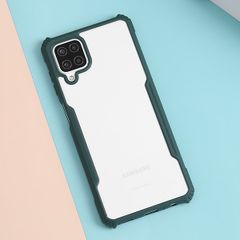  Ốp lưng Galaxy A12 Nhựa dẻo SELECTED II JM Xanh Lá 