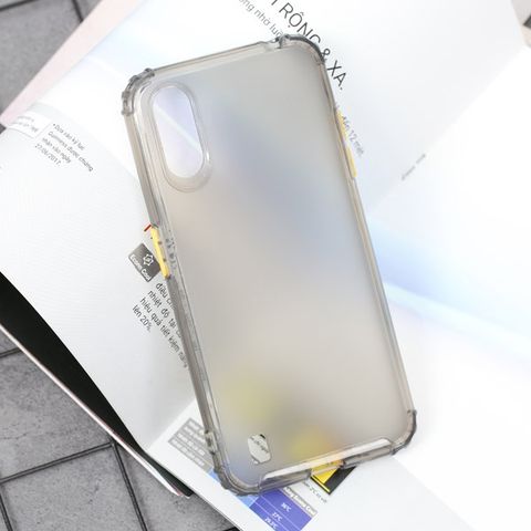 Ốp lưng Galaxy A01 Nhựa dẻo SHOCK COMBO JM TPU Đen