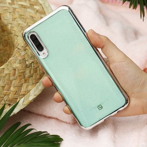 Ốp lưng Galaxy A30s Nhựa dẻo Skycloud II JM Xanh lá