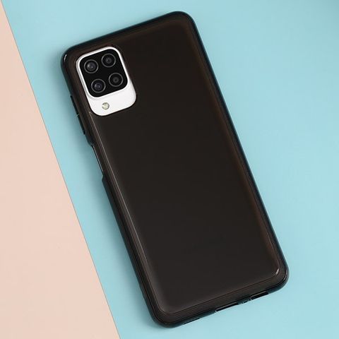 Ốp lưng Galaxy A12 Nhựa dẻo Soft Clear Samsung Đen