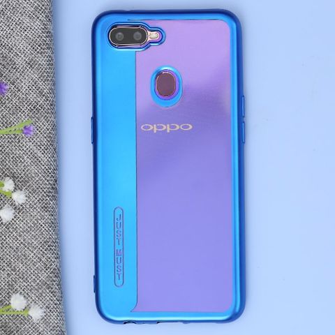 Ốp lưng Oppo F9 Nhựa dẻo Tidy Line JM xanh navy