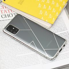  Ốp lưng Galaxy A31/A51 nhựa dẻo TPU Electroplating Net COSANO Bạc 