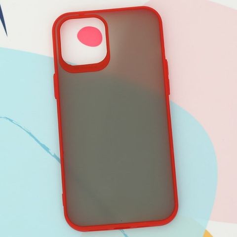 Ốp lưng iPhone 12 Pro Max Nhựa dẻo TPU PC Double Phone Case COSANO Đỏ