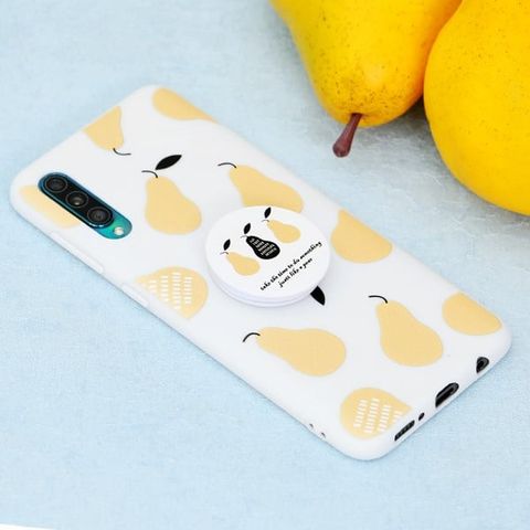 Ốp Galaxy A50/A50s dẻo UV Ring OSMIA CKTG552 Quả Lê Trắng