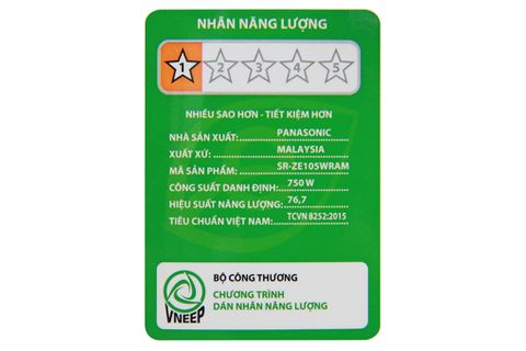 Nồi cơm điện tử Panasonic SR-ZE105WRAM