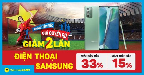 Sale siêu rẻ - Điện thoại Samsung giảm đến 8 triệu, trả góp 0%, giá hời dịp cuối năm