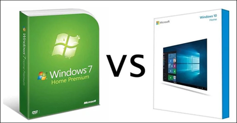 5 điểm khác biệt giữa hệ điều hành Windows 7 và Windows 10