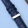 Dây da đồng hồ 20 mm xanh LS041-01