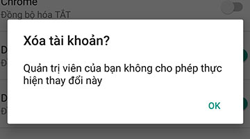 Không thể đăng xuất tài khoản Google trên Android phải làm sao