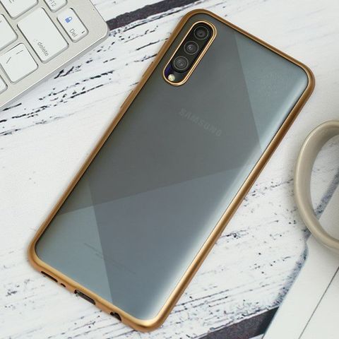 Ốp lưng Galaxy A50/A50S nhựa dẻo Electroplating Matte TPU COSANO Gold