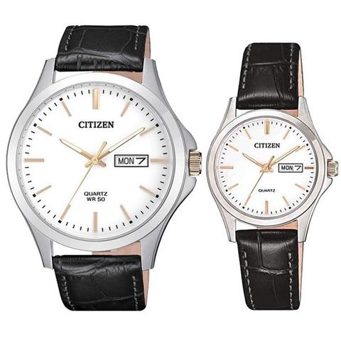 Đồng hồ đôi Citizen EQ0599-11A/BF2009-11A