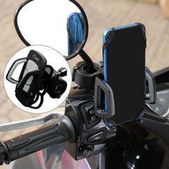  Đế điện thoại trên xe máy Esaver JHD-40HD12 Đen 
