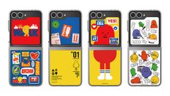  Tấm thẻ Flipsuit Sticky Monster Lab Redmon Galaxy Z Flip6 