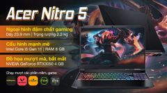  Laptop Acer Nitro 5 Gaming AN515 57 54MV i5 11400H/8GB/512GB/4GB RTX3050/144Hz/Win11 (NH.QENSV.003) 