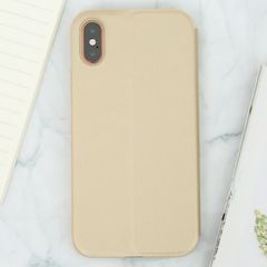  Ốp lưng iPhone XS Nắp gập Stand flip MEEKER Gold 