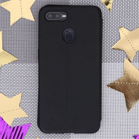 Ốp lưng Oppo F9 Nắp gập TechFlip IV MEEKER Đen