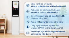  Máy lọc nước điện giải ion kiềm nóng nguội lạnh ROBOT UHC-6711X 4 lõi 7 tấm điện cực 