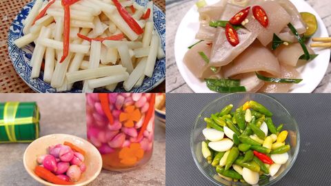 Tổng hợp 34 cách ngâm chua ngọt đơn giản giúp giải ngấy cho bữa ăn gia đình
