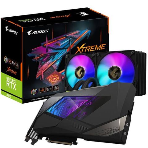 VGA GIGABYTE AORUS RTX 3080 XTREME WATERFORCE 10G