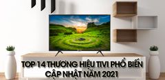  TOP 14 thương hiệu tivi phổ biến trên thị trường hiện nay | Cập nhật năm 2021 