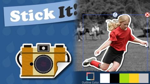 Cách tách ảnh cũ để tạo ra ảnh mới bằng Photo Sticker Maker