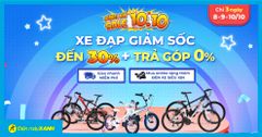  Top 6 xe đạp giảm SỐC đến 30%, trả góp 0% giới hạn 50 suất, từ ngày 8-10/10 