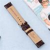 Dây da đồng hồ size 20 mm Nâu M1010.42
