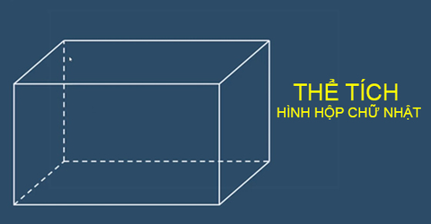 Công thức tính thể tích hình hộp chữ nhật có ví dụ đầy đủ, chi tiết