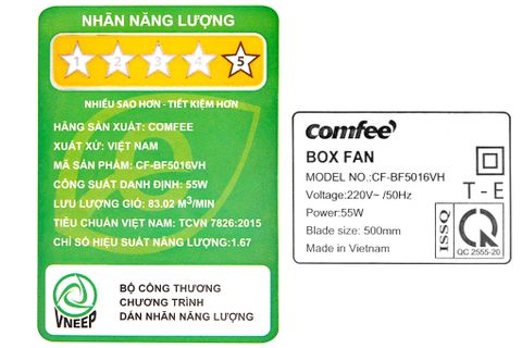Quạt hộp Comfee CF-BF5016VH Trắng