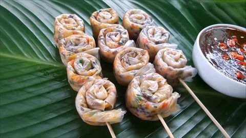 2 Cách làm bánh tráng lụi Tây Nguyên chấm mắm me đơn giản siêu ngon