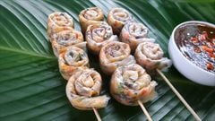  2 Cách làm bánh tráng lụi Tây Nguyên chấm mắm me đơn giản siêu ngon 