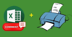  Cách in Comment, ghi chú trong Excel vừa khổ giấy cực kỳ đơn giản, dễ 