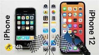 So sánh tốc độ giữa iPhone đời đầu và iPhone 12: Chỉ có thể nói công nghệ phát triển quá nhanh