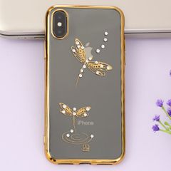  Ốp lưng iPhone X Nhựa dẻo Electro Crystal JM JM171201 Chuồn chuồn 