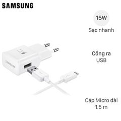  Bộ Adapter sạc kèm cáp Micro Samsung TA20HW 