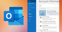  Hướng dẫn cách xóa tài khoản email khỏi Outlook trên máy tính đơn giản 