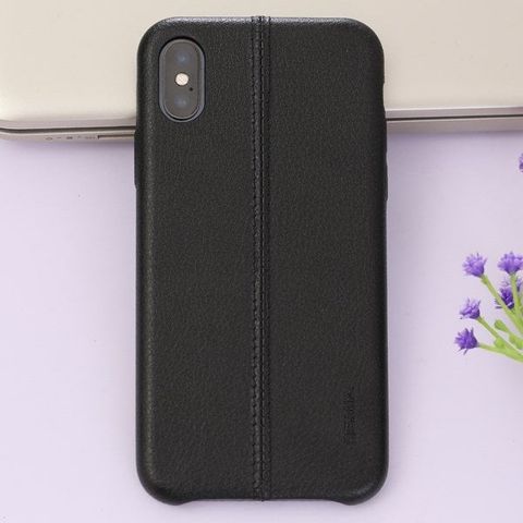 Ốp lưng iPhone X Nhựa dẻo Lichi Pu Case OSMIA