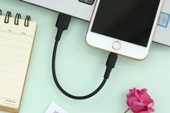  Cáp Lightning 20cm AVA LTPL-01 Đen 